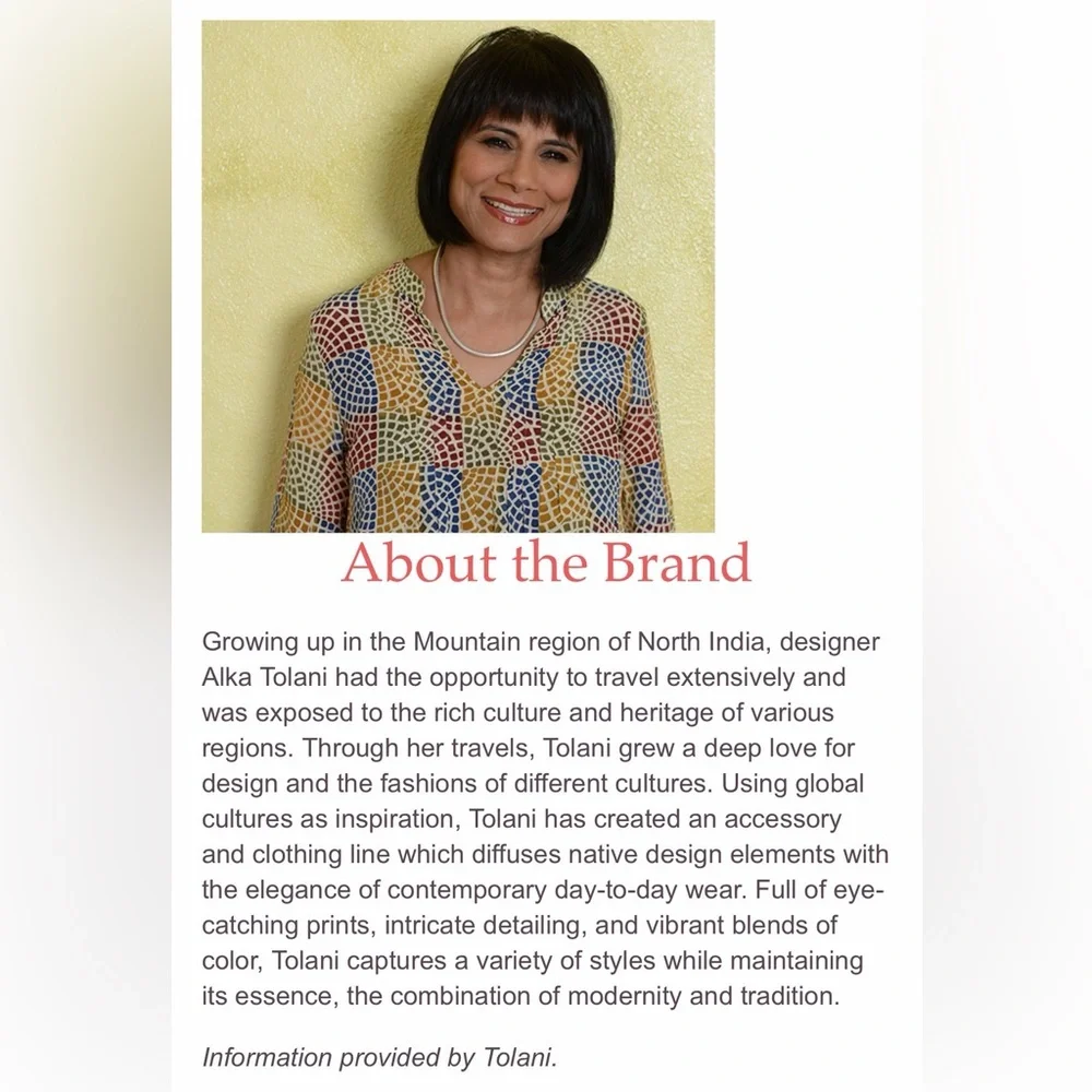 Tolani Blue Floral Maxi Caftan Dress 1X - Picture 7 of 8